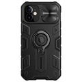 Husă Hibrid iPhone 12 Mini - Nillkin CamShield Armor - Negru
