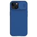 Husă Hibrid iPhone 15 - Nillkin CamShield Pro - Albastru