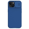 Husă Hibrid iPhone 15 Plus - Nillkin CamShield Pro - Albastru