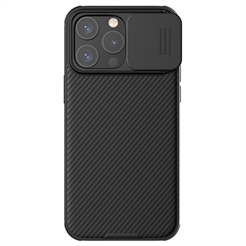 Husă Hibrid iPhone 15 Pro - Nillkin CamShield Pro - Negru