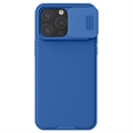 Husă Hibrid iPhone 15 Pro - Nillkin CamShield Pro - Albastru