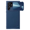 Husă Hibrid Samsung Galaxy S22 Ultra 5G - Nillkin CamShield S - Albastru