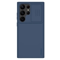 Husă Silicon Samsung Galaxy S23 Ultra 5G - Nillkin CamShield Silky - Albastru