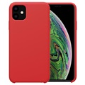 Husă Silicon iPhone 11 - Nillkin Flex Pure Liquid (Ambalaj Deschis - Excelent) - Roșu