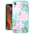 Husă hibridă Nillkin Floral iPhone XR - Flori colorate