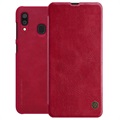 Husă Flip Samsung Galaxy A30, Galaxy A20 - Nillkin Qin - Roșu