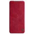 Husă Flip Samsung Galaxy A13 5G - Nillkin Qin - Roșu
