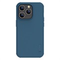 Husă Hibrid iPhone 14 Pro Max - Nillkin Super Frosted Shield Pro - Albastru
