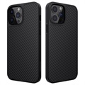 Husă Fibră De Carbon iPhone 13 Pro - Nillkin Synthetic - Negru