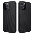 Husă Fibră De Carbon iPhone 13 Pro Max - Nillkin Synthetic - Negru
