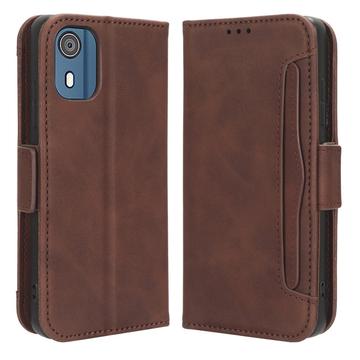 Husă Portofel Nokia C02 - Cardholder - Maro