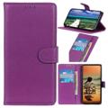 Husă Portofel cu Închidere Magnetică Nokia C21 Plus - Violet