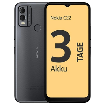 Nokia C22 - 64GB - Negru Midnight