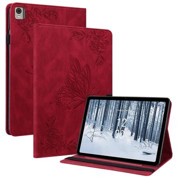 Nokia T21 Butterfly Series Folio Husă - Roșu