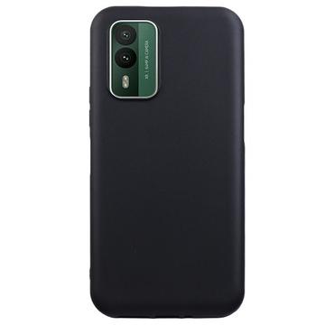 Husă TPU Mată Antiamprentă Nokia XR21 - Negru