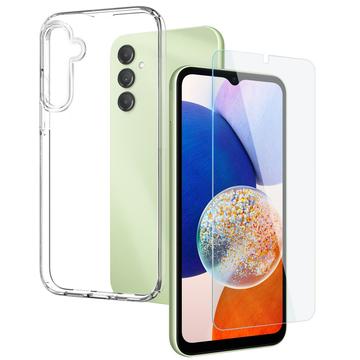 Set de Protecție - 9H - Samsung Galaxy A14 - Northjo 2-în-1 - Clar