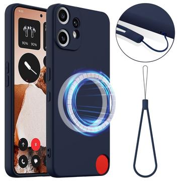 Husă Silicon Liquid Nothing CMF Phone 2 Pro - Compatibila MagSafe - Albastru Închis