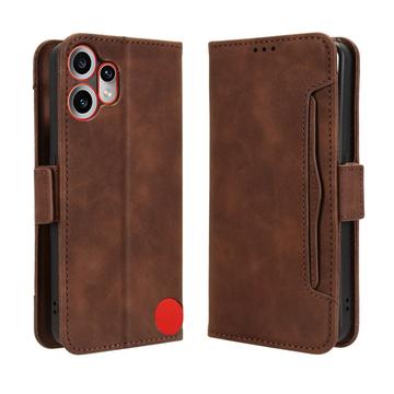 Husă portofel pentru card Nothing CMF Phone 2 Pro - maro