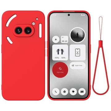Husă Silicon Nothing Phone (2a) - Liquid - Roșu