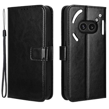 Husă Portofel Cu Închidere Nothing Phone (2a)/(2a) Plus - Negru