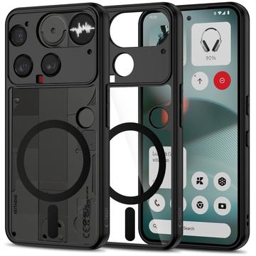 Husă Magmat Tech-Protect pentru Nothing Phone (3) - Compatibilă MagSafe - Negru / Clar
