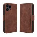 Husă portofel pentru card Nothing Phone (3a) Lite - maro