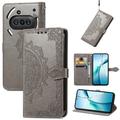 Husă Portofel Nothing Phone (3a) - Mandala - Gri