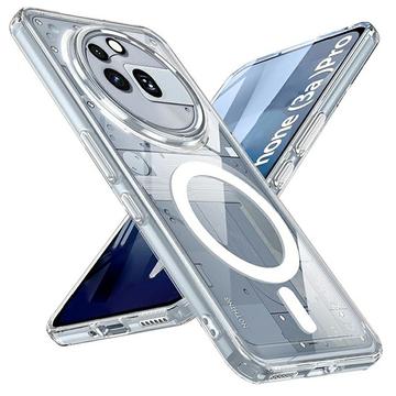 Husă Hibrid Nothing Phone (3a) Pro - Compatibila MagSafe - Transparent