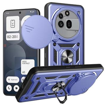 Husă Hibridă Nothing Phone (3a) Pro cu Inel Rotativ cu Ecran pentru Cameră