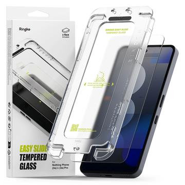 Protector de ecran din sticlă călită Nothing Phone (3a)/(3a) Pro -  Ringke Easy Slide - 2 buc.