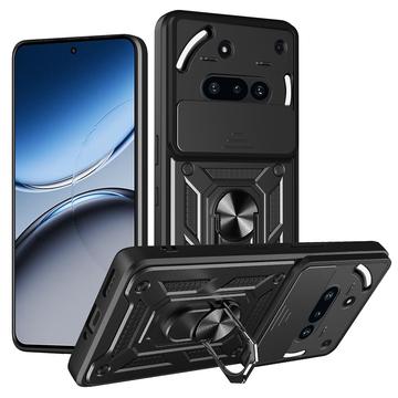 Husă Hibridă Nothing Phone (3a) cu Inel Rotativ cu Ecran pentru Cameră