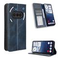 Husă Portofel cu Închidere Magnetică Nothing Phone (3a) - Albastru