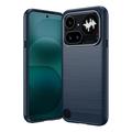 Husă TPU Brushed Nothing Phone (4a) Pro - Fibră de Carbon - Albastru