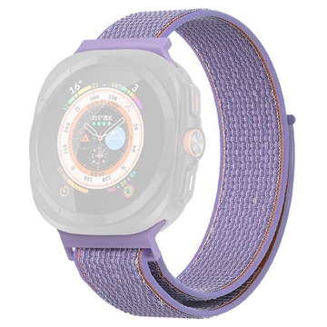 Samsung Galaxy Watch Ultra Curea din Nailon cu închidere Velcro - 47mm - Violet