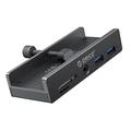 ORICO MH5PMM Hub USB montat pe clemă - USB-C, 2x USB-A 3.2, SD&TF, audio 3.5mm