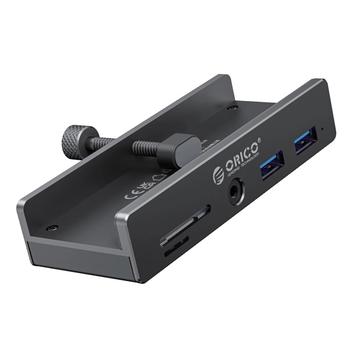 ORICO MH5PMM Hub USB montat pe clemă - USB-C, 2x USB-A 3.2, SD&TF, audio 3.5mm