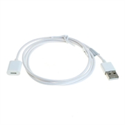 Adaptor de încărcare USB OTB 1m pentru Apple Pencil (1st Gen) - Alb
