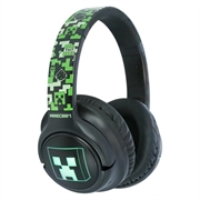 Căști fără fir cu LED-uri OTL Technologies Minecraft Creeper - Negru / Verde