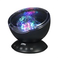Proiector Cu Lampă De Veghe Cu LED-uri Multicolore & Cântec