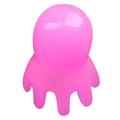 Perie flexibilă pentru masajul scalpului Octopus - roz intens