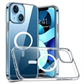 Husă Hibrid iPhone 14 Plus - Okkes MagSafe - Transparent