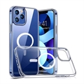 Husă Hibrid iPhone 14 Pro - Okkes MagSafe - Transparent