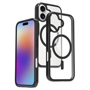 Husă Hibrid iPhone 17 - Okkes MagSafe - Negru / Clar