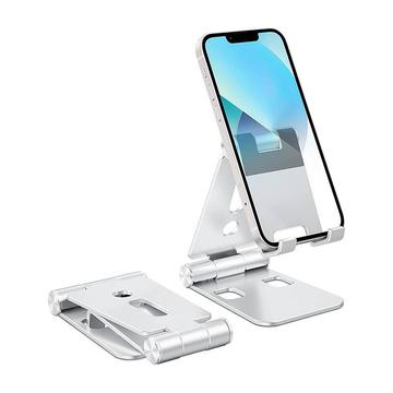 Omoton C4 Suport de birou pliabil pentru telefoane inteligente - argintiu