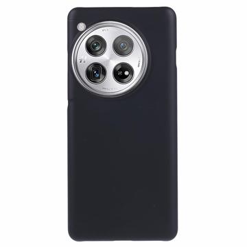 Husă Plastic Cauciucat OnePlus 12 - Negru