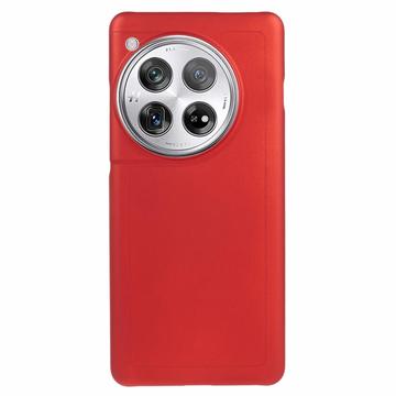 Husă Plastic Cauciucat OnePlus 12 - Roșu