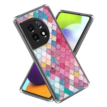 Husă TPU Subțire Stylish OnePlus 12R/Ace 3 - Rombul Curcubeu