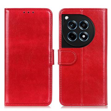 Husă Portofel Cu Închidere OnePlus 12R/Ace 3 - Roșu