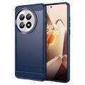 Husă TPU Brushed OnePlus 13 - Fibră de Carbon - Albastru