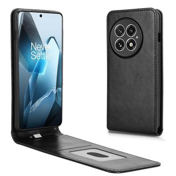 Husă Flip Vertical OnePlus 13 - Slot Card - Negru